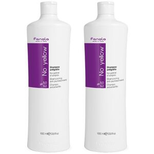 2-pack Fanola No Yellow Shampoo 1000ml