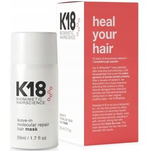 K18 Leave-In Molecular Repair Hair Mask intensivt regenererende hårmaske uden skylning, 50ml