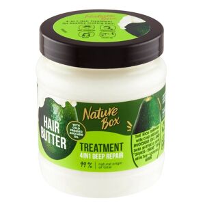 Nature Box Hair Butter Treatment 4in1 Deep Repair dybt regenererende hårmaske 4i1 med avocadoolie 300ml