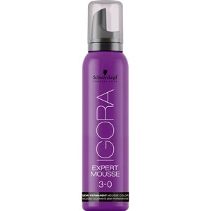 Schwarzkopf Igora Expert Mousse farve hårmousse 3-0 Mørkebrun 100ml