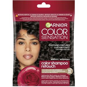 Farve Shampoo Garnier COLOR SENSATION Mørk Kastanje Nº 3.0 Semi-permanent