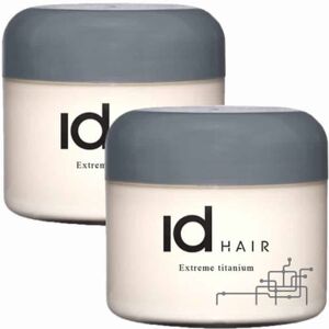 2-pack ID Hair Extreme Titanium Wax 100ml