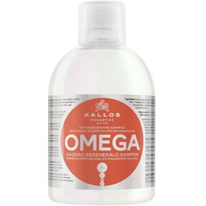 Kallos KJMN Omega Rich Regenerating Shampoo regenererende hårshampoo med omega-6 kompleks og macadamia olie 1000ml