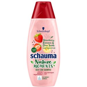 Schauma Nature Moments Hair Smoothie Shampoo intensivt regenererende shampoo til beskadiget hår 400ml