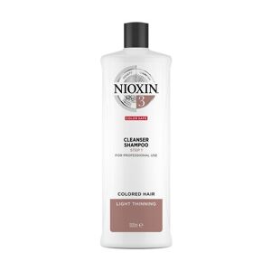 Nioxin System 3 Cleanser Shampoo renseshampoo til let tyndere farvet hår 1000ml