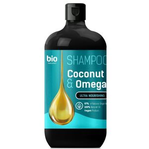 Bio Naturell Shampoo med kokosolie og Omega 3 til alle hårtyper 946ml
