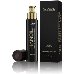 Olie Til Lav Porøsitet Nanoil Hair Oil for Low Porosity Hair 100 ml - reparerende olie til at pleje og forhindre udtørring og krus