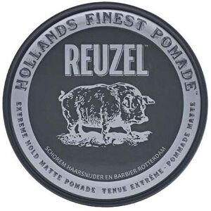 Reuzel Hollands Finest Pomade, stærkt holdende vandbaseret pomade Sort 35g