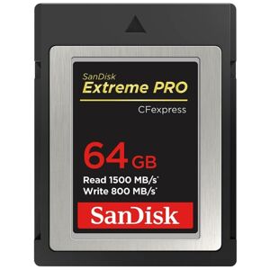 SanDisk Cfexpress Extreme PRO 64GB 1500MB/s 800MB/s