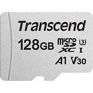 Transcend Premium 300S MicroSDXC-kort 128 GB Class 10, UHS-I, UHS-Class 3, v30 Video Speed Class, A1 Application Perfor