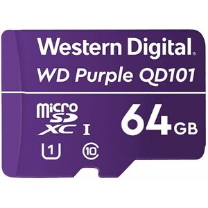 Mikro SD-kort Western Digital WD Purple SC QD101 64 GB