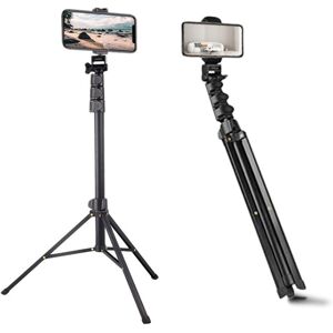 JMARY MT-36 4 Sections Adjustable Camera Stand Tripod 67-inch Live Streaming Phone Tripod