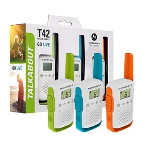 Motorola Talkabout T42 Walkie Talkie Bärbar Radio - 3st