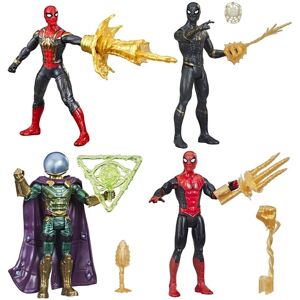 4-Pack Marvel Spider-Man Mystery Web Gear 15 cm Action Figures With Mystery Web Gear