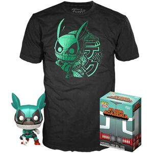 Funko Set POP figure & Tee My Hero Academia Deku with Helmet (Large)