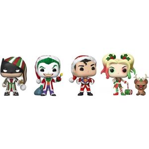 Funko DC Comics POP! Heroes Vinyl Figure 4-Pack Holiday 9 cm