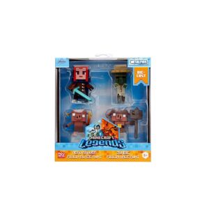 Minecraft Legends Metalfigurer 4-pakke