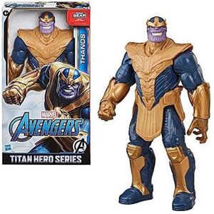 Marvel Titan Hero Deluxe Thanos Blå,Gylden