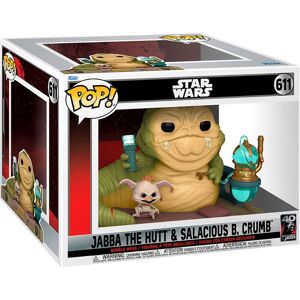 Funko Pop Star Wars 40th Jabba The Hutt And Salacious B Crumb Flerfarvet