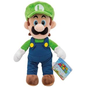 Super Mario bløddyr 30cm Luigi