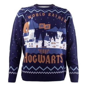 Harry Potter Unisex voksen trøje til voksne, der hellere vil være på Hogwarts