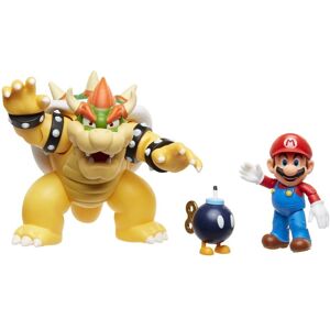 Jakks Pacific Super Mario Diorama Mario vs. Bowser