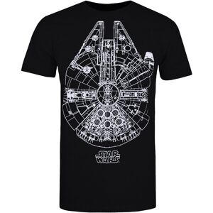 Star Wars T-shirts med Millennium Falcon til mænd