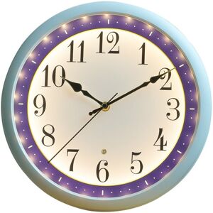 shopnbutik 12 Inch Living Room Intelligent Voice Control Luminous Mute Wall Clock(White)