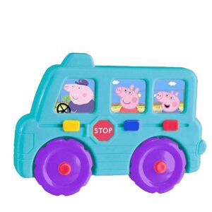 Peppa Pig Educational game Pink Pig Bus blue with sounds
