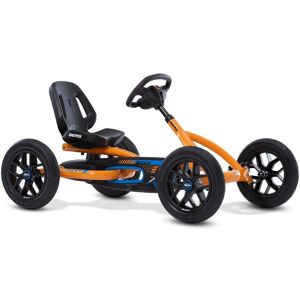 BERG Buddy B-Orange Gokart - 3 til 8 år - Justerbart Sadel - Frihjul - Orange