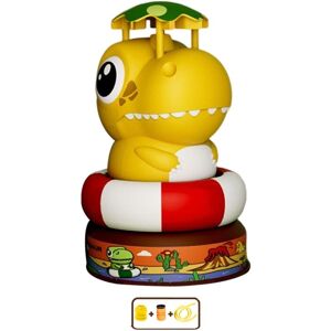 Shoppo Marte Outdoor Beach Dinosaur Sprinkler Drama Water Toys, Style: Yellow + 2 Plug + 5m Tube