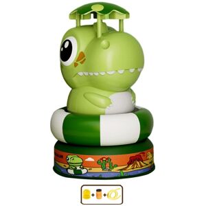 Shoppo Marte Outdoor Beach Dinosaur Sprinkler Drama Water Toys, Style: Green + 2 Plug + 5m Tube