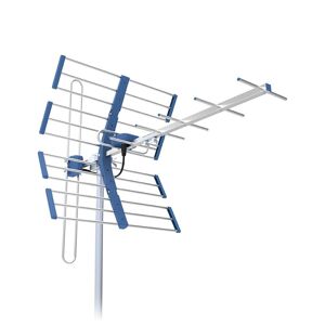 TV-antenne DVB-T/T2 VHF/UHF TT W19 Sølv COMBO 5G Beskyttet Telkom Telmor