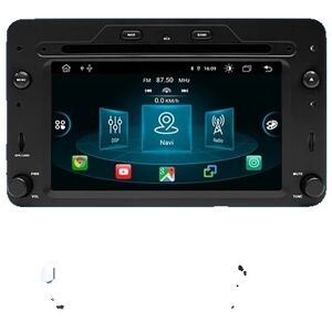 SupplySwap Bil DVD-afspiller, Carplay-kompatibilitet, GPS-navigation, 2GB 16GB DVR