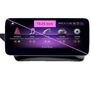 SupplySwap Bil Touch Screen Multimedia Afspiller, Android 12, GPS Skærm, 1025-6G-128G QC 45