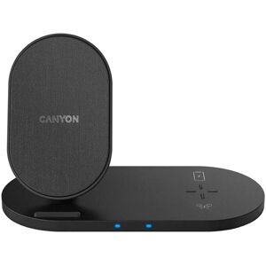 Trådløs Qi lader med USB porte Canyon CNS-WCS202 Sort