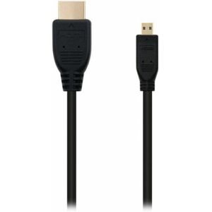 HDMI til micro HDMI kabel NANOCABLE 10.15.3501 Sort 80 cm