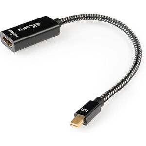 Spacetronik Adapter mini DP-stik til HDMI 4K-stik SPMD-H03