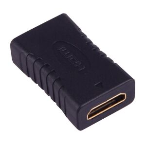 Shoppo Marte Mini HDMI Female to Mini HDMI Female adapter (Gold Plated)(Black)