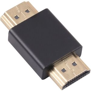 Shoppo Marte Gold-plated Head Male to Male HDMI Adapter(Black)