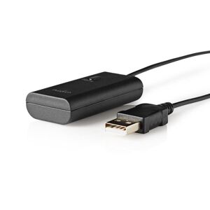 Nedis Bluetooth® Transmitter   Tilslutninger indgang: 1x AUX / 1x USB   SBC   Op til 1 enhed   Sort
