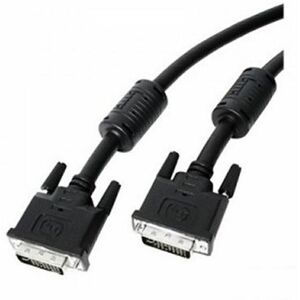 DVI Cable NANOCABLE 10.15.0802 Black 1,8 m