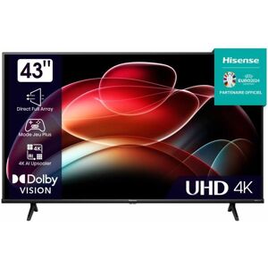 Hisense 43A6K - LED TV 43 (108cm) - UHD 4K - Dolby Vision - Smart TV - 3 X HDMI