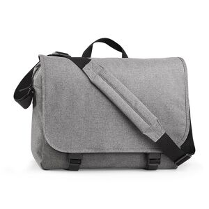 BagBase Tofarvet digital Messenger Bag (op til 15,6 tommer laptop rum)