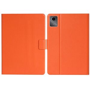 My Store For Lenovo Tab M11/ Xiaoxin Pad 11 2024 Pure Color Smart Leather Tablet Case(Orange)