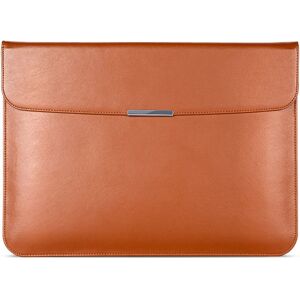 Shoppo Marte For 13.3 / 13.6 / 14 inch Laptop Ultra-thin Leather Laptop Sleeve(Brown)