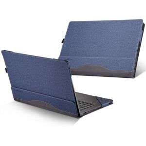 Shoppo Marte PU Leather Laptop Protective Case For HP Envy X360 15-BP / CN / DR / DS(Blue)