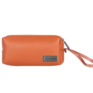 Shoppo Marte Waterproof PU Leather Laptop Accessory Bag(Brown)