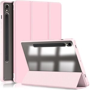 My Store Samsung Galaxy Tab S9 akryl 3-foldbar Smart læder tablet taske (pink)