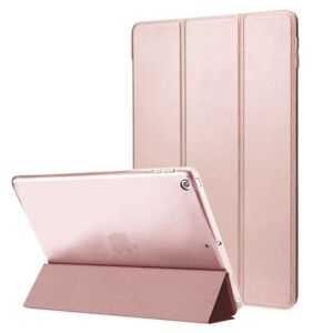 INF Ipad 9.7 2017 Smart cover case i hård plastik, lyserød/guld